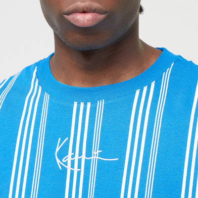 Karl Kani Small Signature Striped Tee