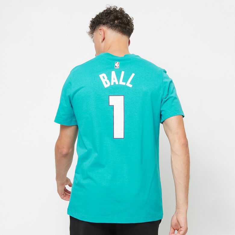 NIKE NBA CHARLOTTE HORNETS TEE rapid teal/ball lamelo