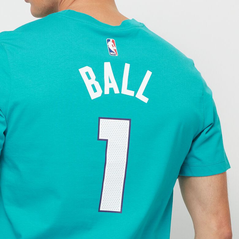 NIKE NBA CHARLOTTE HORNETS TEE rapid teal/ball lamelo