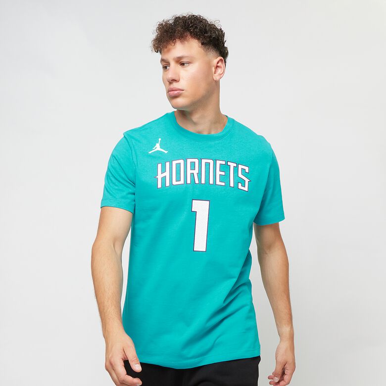 NIKE NBA CHARLOTTE HORNETS TEE rapid teal/ball lamelo