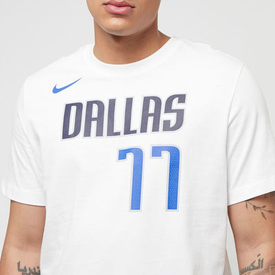 NIKE NBA DALLAS MAVERICKS TEE white/doncic luka