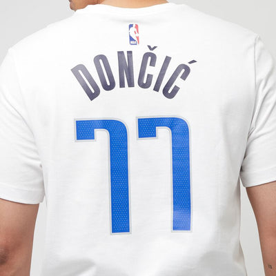 NIKE NBA DALLAS MAVERICKS TEE white/doncic luka