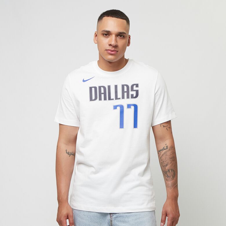 NIKE NBA DALLAS MAVERICKS TEE white/doncic luka