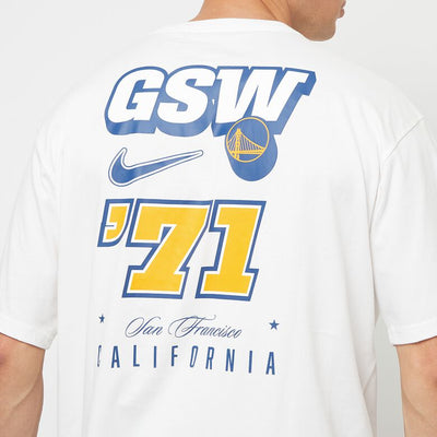 NIKE NBA GSW M NK CTS OGC VSY SS TEE white