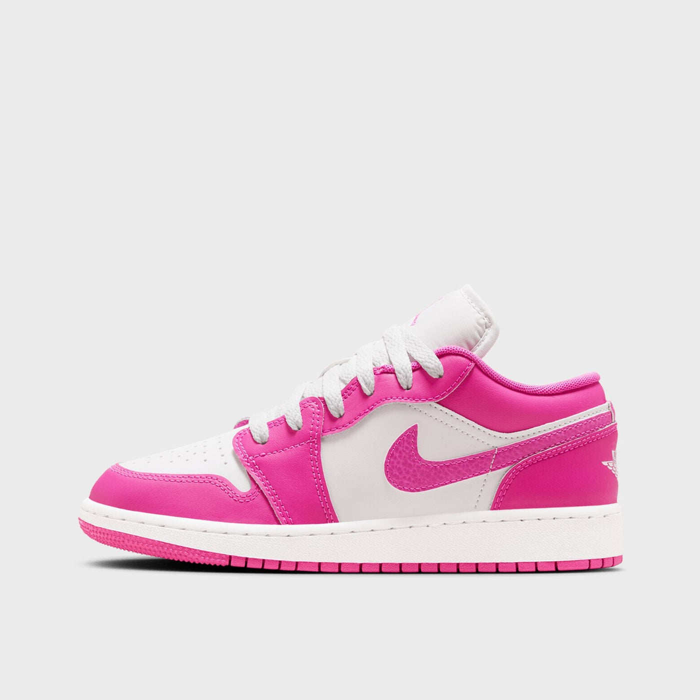 Air Jordan 1 Low (GS) fire pink/iris whisper/white